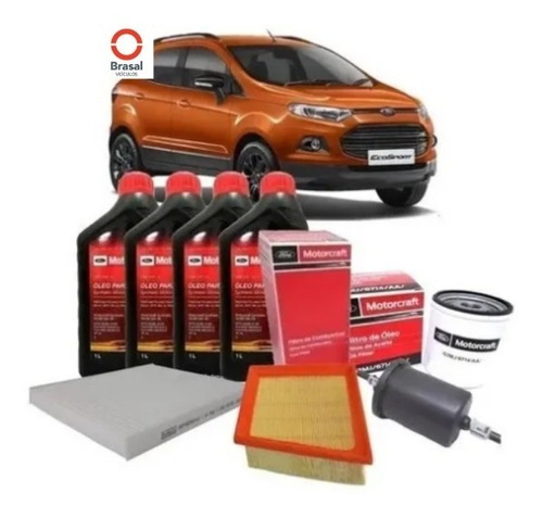 Kit Revisão Óleo E Filtros Motorcraft Ecosport 1.6 13/21