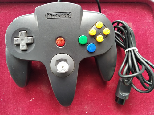 Control ( Nintendo 64 N64 ) ( Negro ) Funcional 20v \(^o^)/_