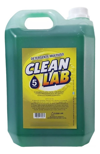 Detergente Multiuso 3 X 5 Lts Oferta Clean Lab Retira