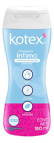 Shampoo Íntimo Kotex Protección Avanzada Limpieza Delicada