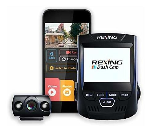 Rexing Vp   Lcd Fhd Degree Wide Angle Dual Channel Wi