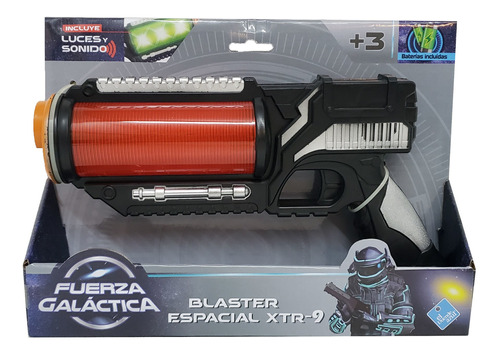 El Duende Azul Pistola Blaster Espacial Luz Sonido Jeg 7216