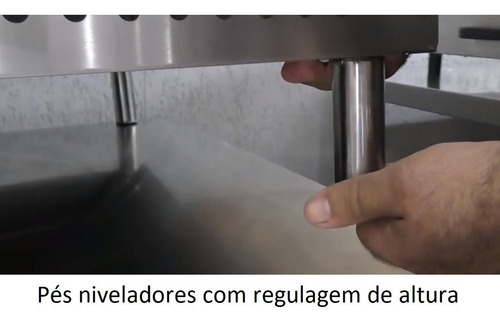 Imagem 4 de 5 de Chapa Bifeteira Industrial A Gás 91,5cm Estilo Hobart Vulcan
