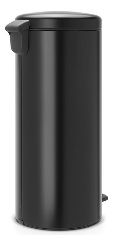 Basurero Pedal Newicon 30 Lt Matt Black