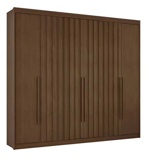 Guarda Roupa 6 Portas Com 4 Portas Ripadas 8 Gavetas Fdwt