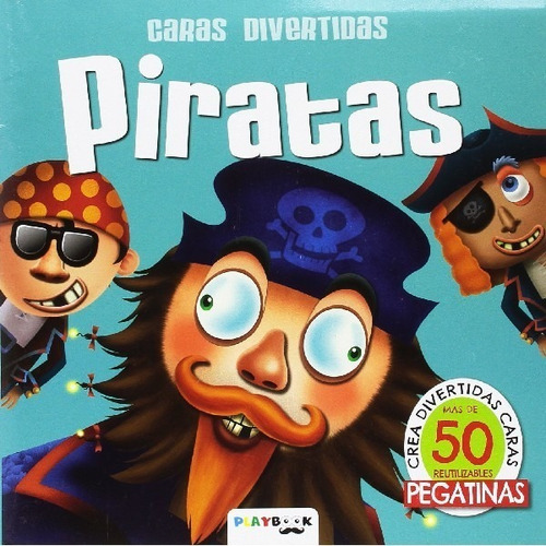 Libro De Pegatinas, Caras Divertidas Piratas