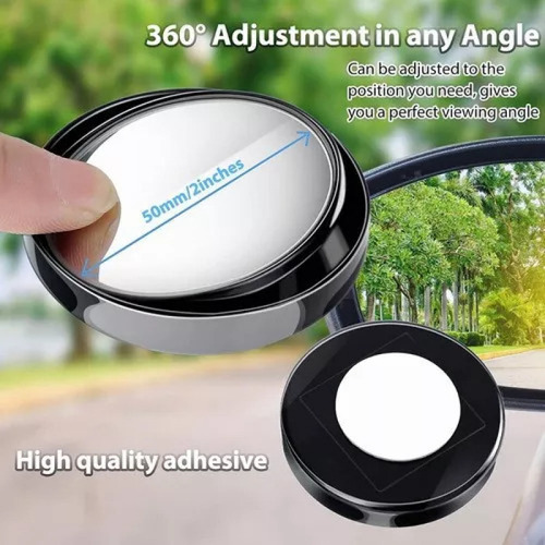 Espejo Convexo Auxiliar Universal En Forma De Ojo De Buey, 4