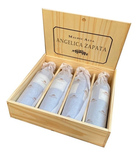 Imagen 1 de 4 de Angélica Zapata - Vino Malbec - Caja X 4 Botellas