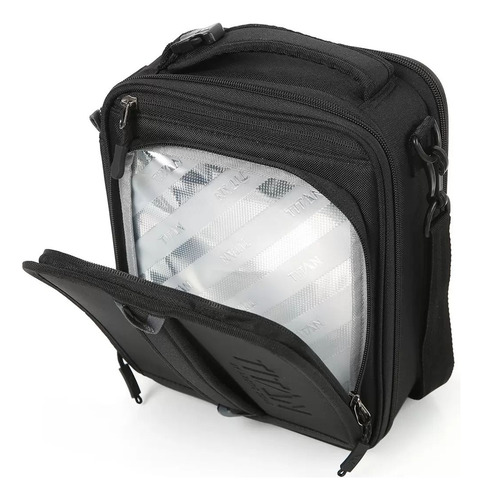 Lonchera Titan Termica Expandible Con Accesorios 5 Piezas Negro Térmica