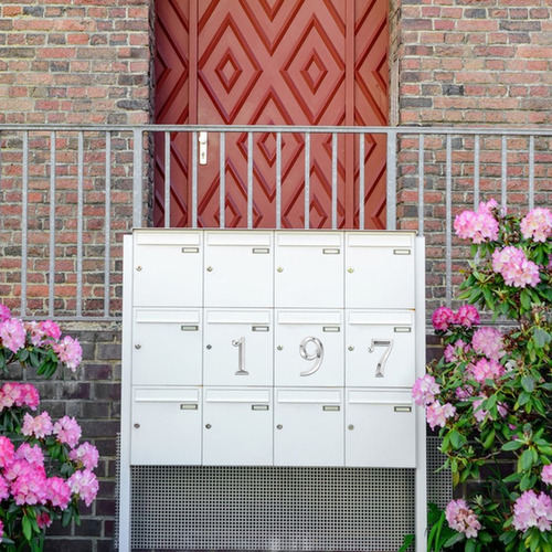 10 Números: Pegatinas Autoadhesivas Con Números De Puerta En