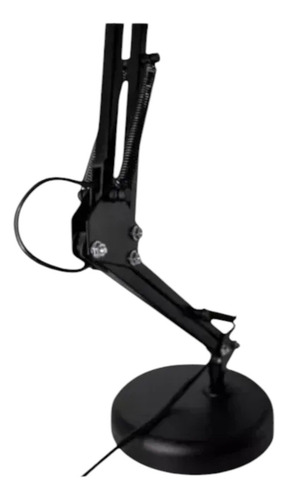 Luz Led Decorativa Lampara Escritorio Base Brazo Oscilante