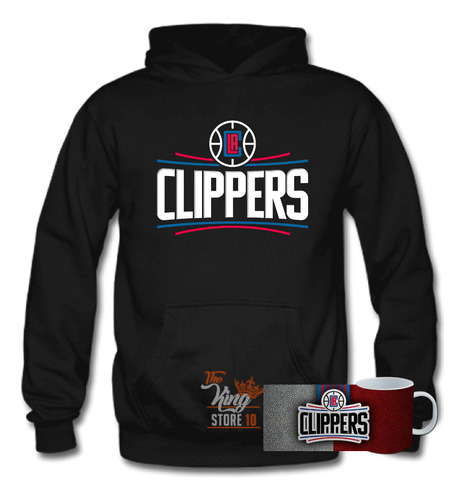 Poleron + Taza, Los Angeles Clippers, Nba, Basquetball, Deporte / The King Store