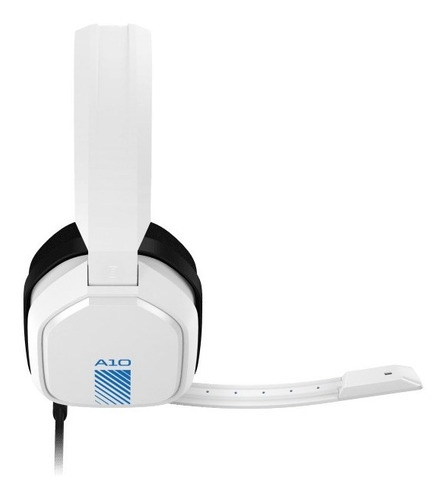 Imagen 5 de 5 de Audífono gamer Astro A10 blanco y azul