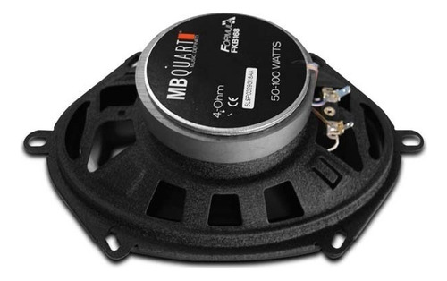 Set De Bocinas De 5x7 / 6x8 PLG Mb Quart Fkb168 50w / 100w Color Negro
