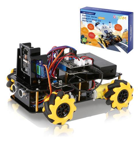 Kit Coche Robot Acebott Esp32 4wd Programable 12