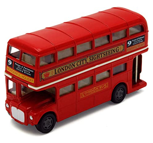 Londres Bus Routemaster City Tourist - Troquel A Escala 1/7.