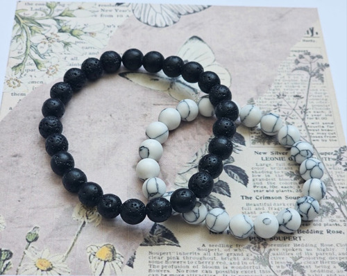 Pulseras De Pareja De Hilo Elásticas