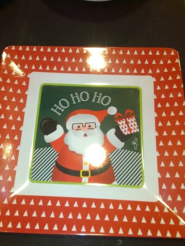Imagen 5 de 5 de Plato Navideño Melamina