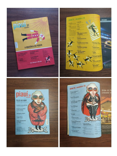 Revistas Piauí - Lote De 12 Unid. Veja Edições Na Descrição! (Usado)