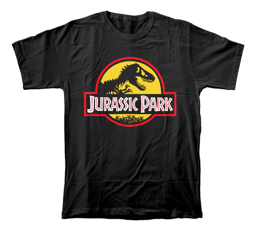 Camiseta Algodón Peinado Con Estampado De Jurassic Park 
