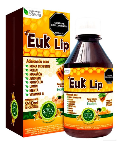 Jarabe Euk Lip 240ml - mL a $62