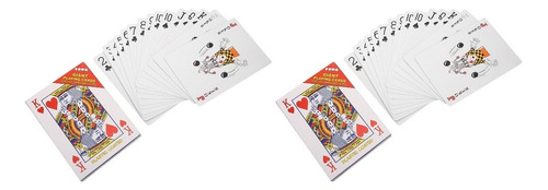 2 Juegos De Cartas Gigantes Para Decoración De Fiesta Temáti