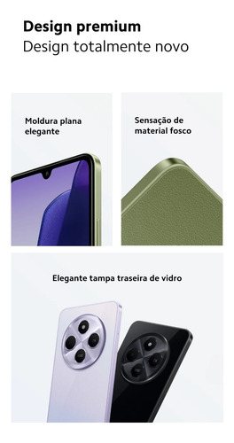 Xiaomi Redimi 14c 256gb 8gb Ram Versão Global Lancamento Azul