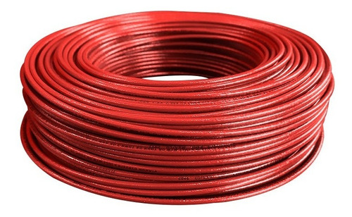 Cable Thhn 14 Awg Rojo Rollo 100metros Certificado