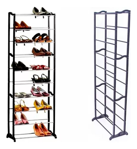 Mueble Organizador, Zapatera Armable De 9 Niveles, 30 Pares