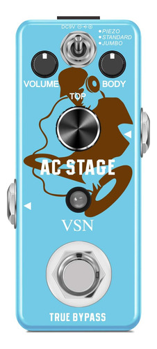 Pedal Vsn Acústica Guitarra Efectos.