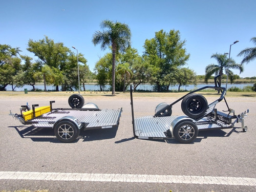 Imagen 13 de 17 de Trailer Para Motos , Cuatriciclos, Basculante Batea