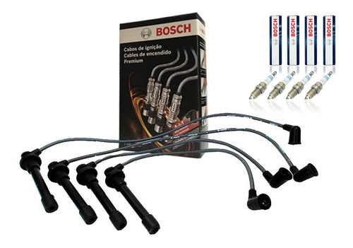 Kits Cabos E Velas Bosch Honda Civic 1.6 1995 Até 2000