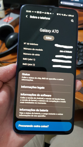 Celular Samsung A70 128gb