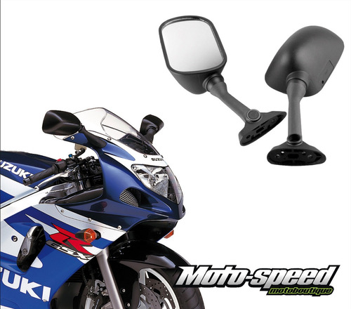 Par De Espejos Para Suzuki Gsxr 600 750 2001 2002 2003 2004 2005