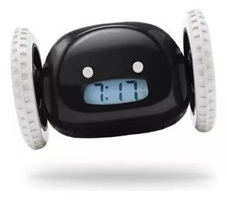 Reloj Alarma Despertador Con Ruedas Para Dormir Pesado