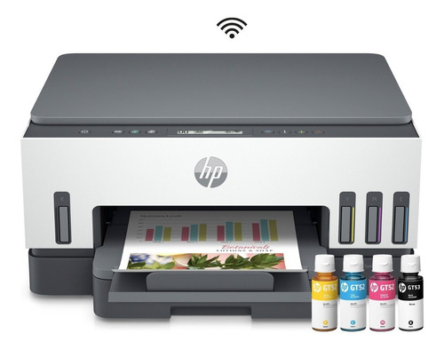 Impresora Multifuncional Hp Smart Tank 720 Tinta Continua Color Wi-fi Smart App Dúplex