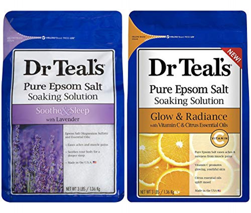 Sal De Baño Dr. Teal's Pure Epsom Salt Bath Soaking Solution
