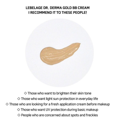 Crema Base De Maquillaje Derma Oro Bb Cream Ssp 50+_1pz