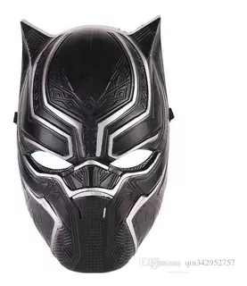 Mascara Black Panter Avengers Pantera Negra Adulto