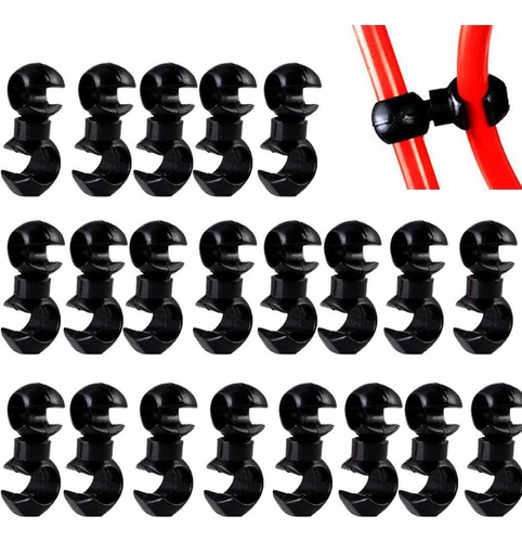 20pcs Clips De Cable De Bicicleta Clips De Cable De Fre...