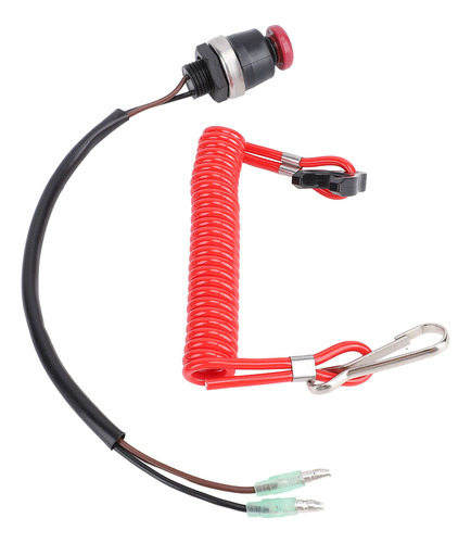 Motor Fueraborda Boat Safety Stop Kill Lanyard 398 06830 0