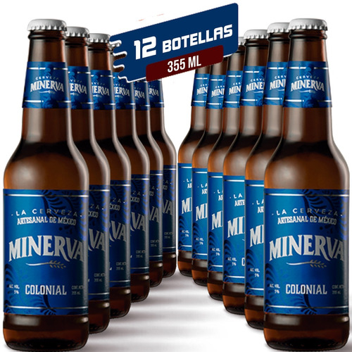 Cerveza Artesanal Minerva Colonial 12 Pack