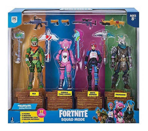 Bonecos Fortnite Pack Com 4 Figuras E Acessórios 2059 Sunny