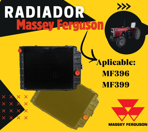 Radiador Massey Ferguson 396 399