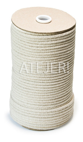 Imagen 1 de 4 de Cordón Relleno De Algodón De 3mm X 100 Metros Crudo