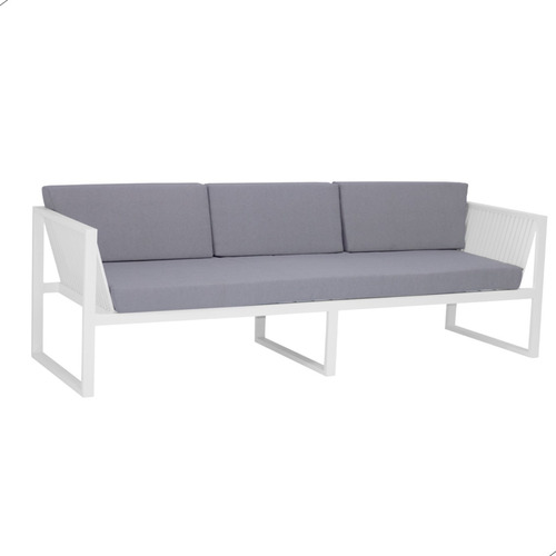 Sofa Namoradeira De Aluminio Tecido Impermeavel - Sem Juros
