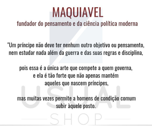 Livro O Príncipe Nicolau Maquiavel - Edição Luxo - Capa Dura