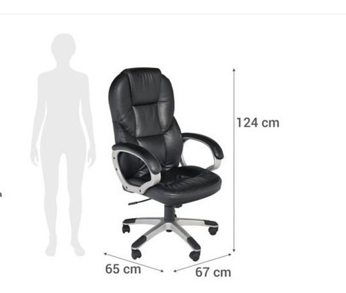 Silla Ejecutiva Para Escritorio Gerente Oficina 121.5x65x73