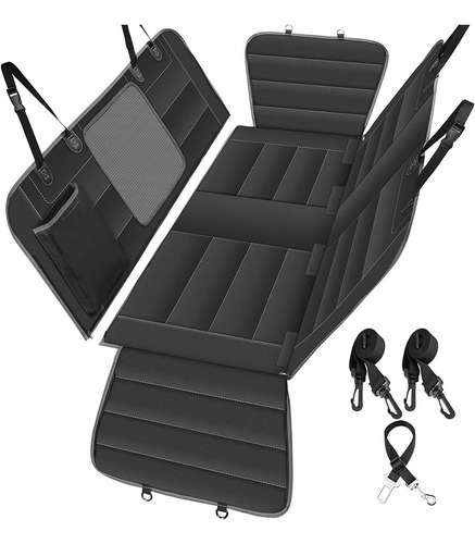 Funda De Asiento Trasero Para Perros Con Flancos Trapez...