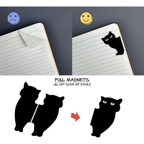 Separadores Libros,marcadores Página Libro Gato,marcadores